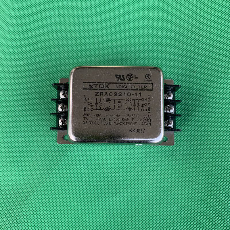 二手拆机 TDK ZRAC2210-11 250V 10A 双级电源滤波器