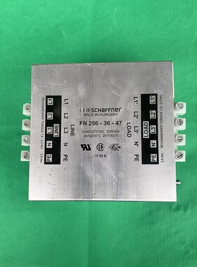 进口拆机夏弗纳 SCHAFFNER FN256-36-47 36A 三相电源滤波器