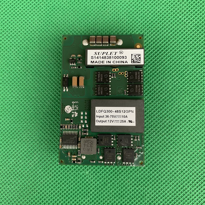 二手拆机雷能 SUPLET LDFQ300-48S12GPN 48V转12V 25A 电源模块