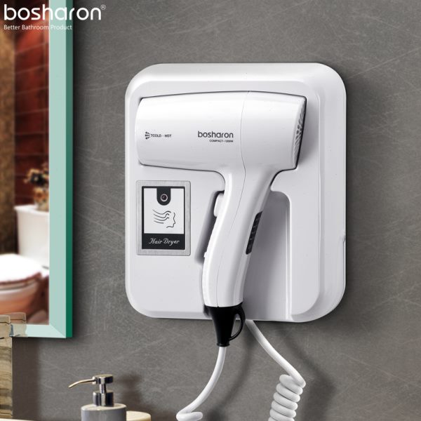 酒店吹风机壁挂式 恒温护发多档吹风筒宾馆专用免打孔卫生间家用