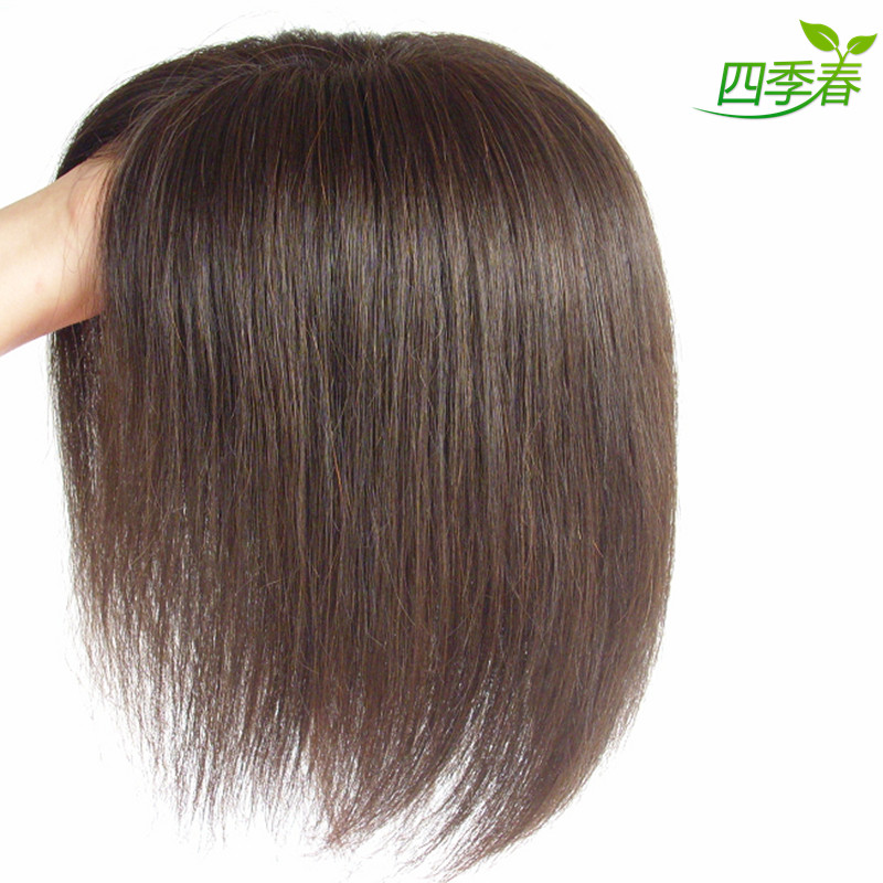 真人发假发片真发头顶补发片长直发假发片遮白假发发顶假发女长发