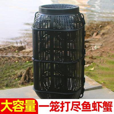虾捕捉鱼笼新型捕神鱼器一体款大号只进不出网黄鳝河笼特WZ-0602