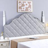 定制科技布免洗欧式 床头套罩防尘保护套全包软包立柱弧形半圆防撞