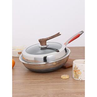 不锈钢锅盖，高拱形家用锅盖32Cm30Cm34钢化玻璃盖，锅盖圆形