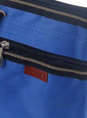 dumei渡美NF-263手提文件袋蓝绿橙色 布质收纳袋B4文具包简约公文