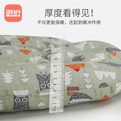 婴儿车垫子秋冬季小推车坐垫冬天通用伞车棉垫宝宝餐椅靠垫加厚