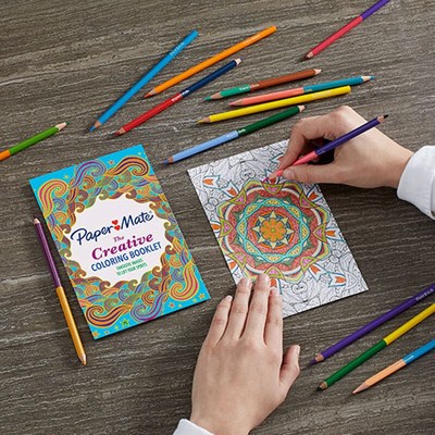 papermate缤乐美彩色铅笔小学生美术生儿童幼儿园画画专用24色彩