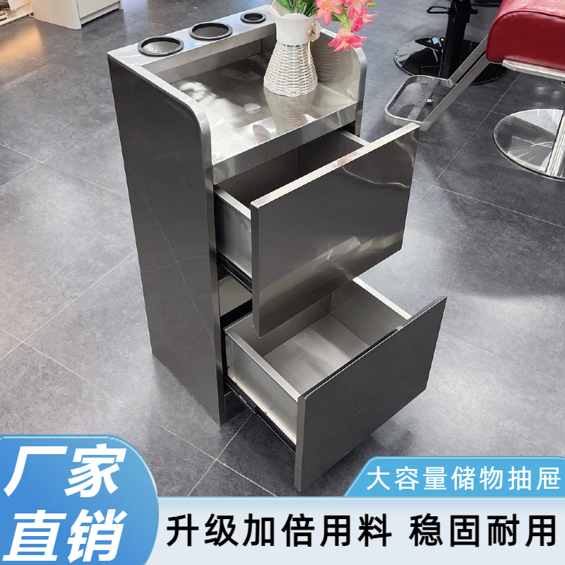 理发店工具柜简约款不锈钢柜单面