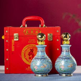 礼盒家用密封酒壶窖藏酒罐 景德镇陶瓷空酒瓶酒坛1斤3斤5斤装