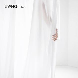 卧室飘窗遮光窗帘 inc.白色窗纱纱帘透光不透人客厅阳台2023年新款