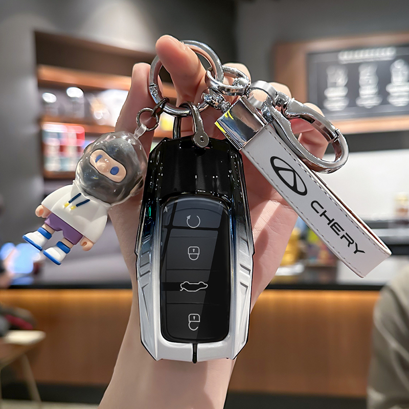 2025新款奇瑞瑞虎8plus钥匙套24款虎八PLUS汽车专用金属全包壳扣