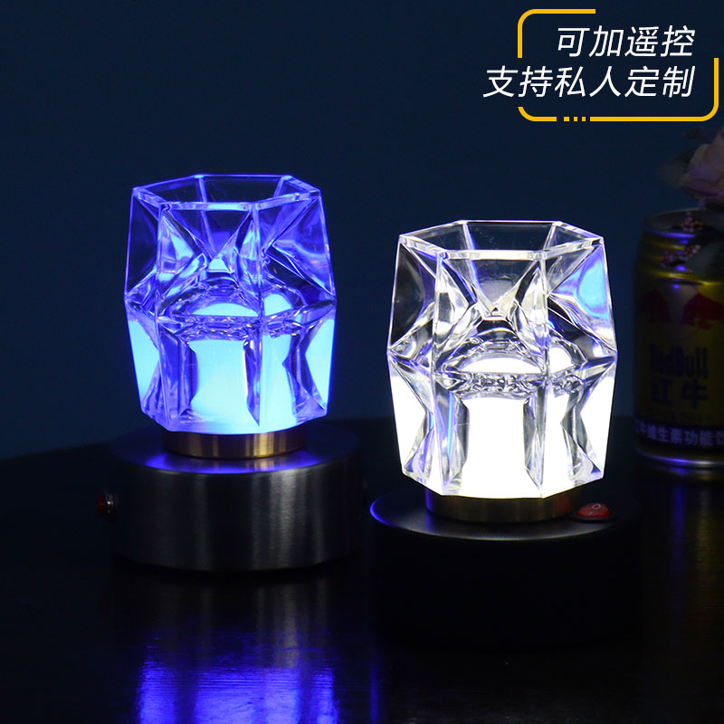 led充电酒吧台灯创意装饰小夜灯咖啡厅餐厅ktv个性氛围清吧桌灯
