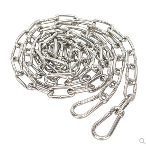 304不锈钢晒衣链 室外凉衣绳防滑防风免打孔便捷晾衣链条防水防锈