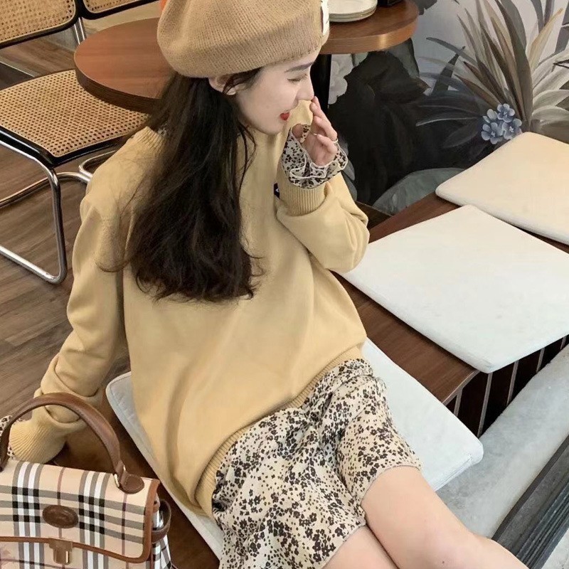 全家亲子装爱心毛衣母女母子针织衫儿童秋季套头情侣秋冬打底衫潮