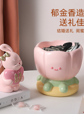 创意钥匙收纳架置物入户玄关摆件客厅电视柜可爱进门口鞋柜装饰品