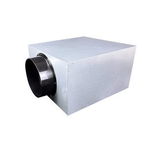 新风系统分风箱静压一分四六八十消音降噪分支器新风机管道配件