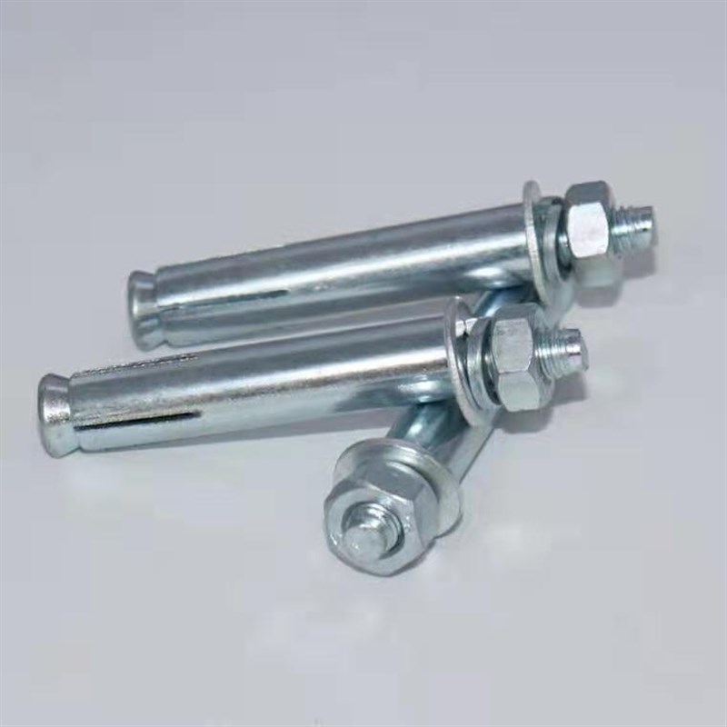 纯正国标膨胀螺丝螺栓镀锌涨丝金属铁胀栓8mmM10M12M14M16M18M20