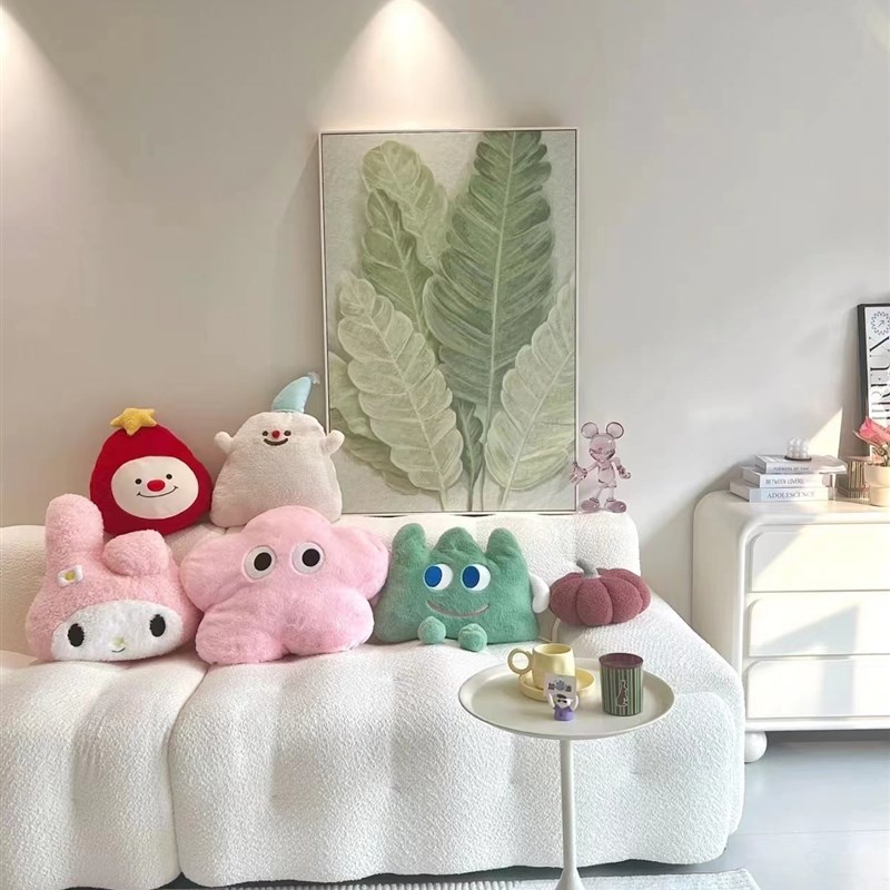 少女心多巴胺公仔客厅毛绒抱枕闺蜜生日礼物可爱沙发摆件玩偶靠枕