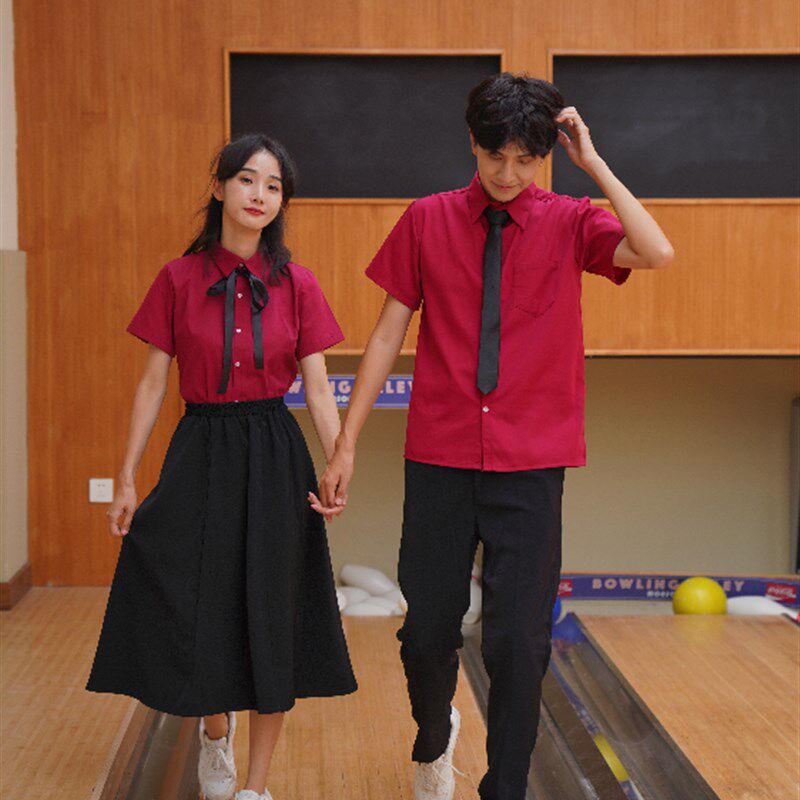 初高中小学生爱国红歌大合唱团运动会毕业班服诗朗诵比赛演出服装