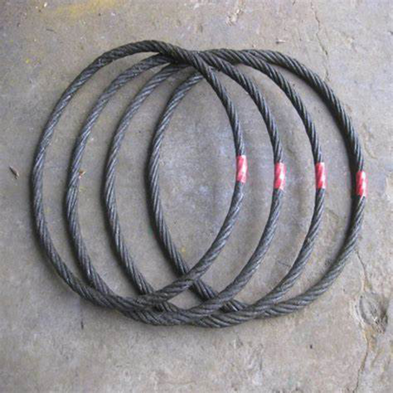 环圆O形状钢丝绳无接头钢丝绳光面圈起重不锈钢传动带密封圈钢绳