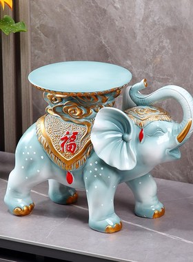 大号大象 乔迁之喜创意新房入户玄关客厅电视柜装饰