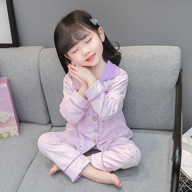 女童睡衣2024新款春夏秋纯棉开衫套装女宝宝休闲宽松居家服两件套,童装/婴儿装/亲子装,家居服套装,淘宝优惠券,粉丝福利购,淘宝优惠卷