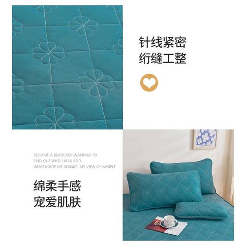 大豆夹棉枕套枕头套装30*50乳胶枕枕套一对装40*60单个48cmx74cm