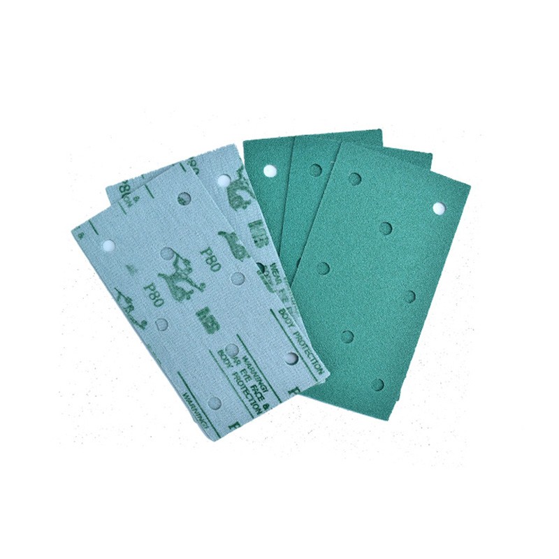 方形干磨砂纸打磨抛光超细文玩工具猛士薄膜绿砂323/44 100片包邮