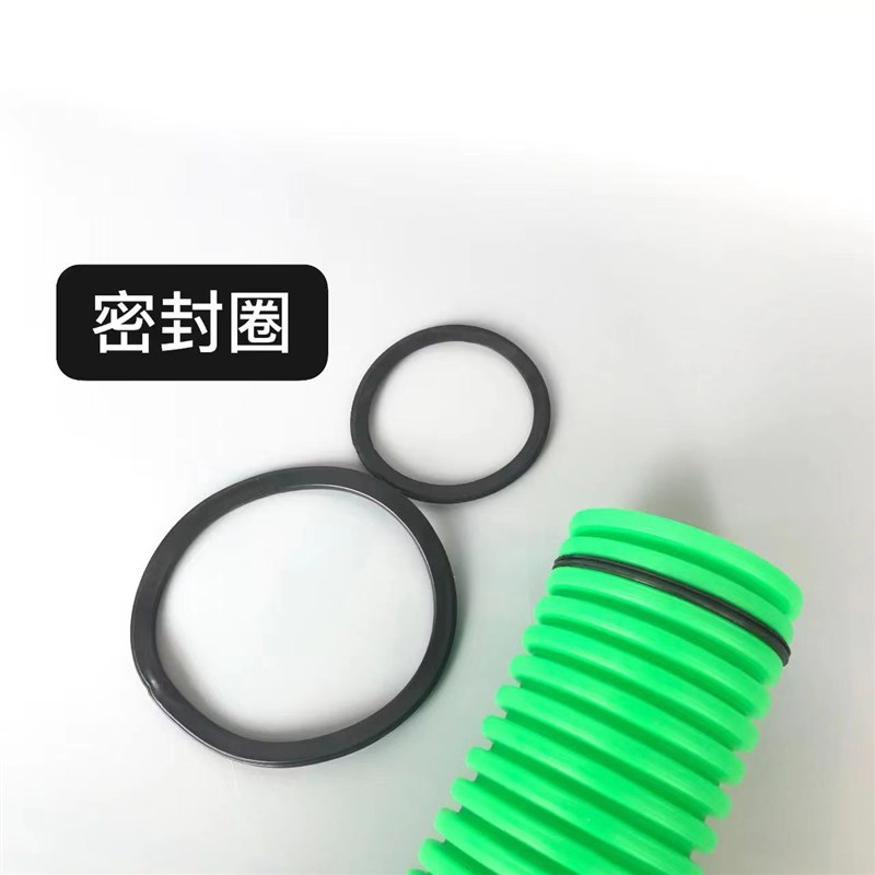 中央新风系统PE管道波纹管pe管密封圈密封垫圈橡胶垫皮圈防止漏风