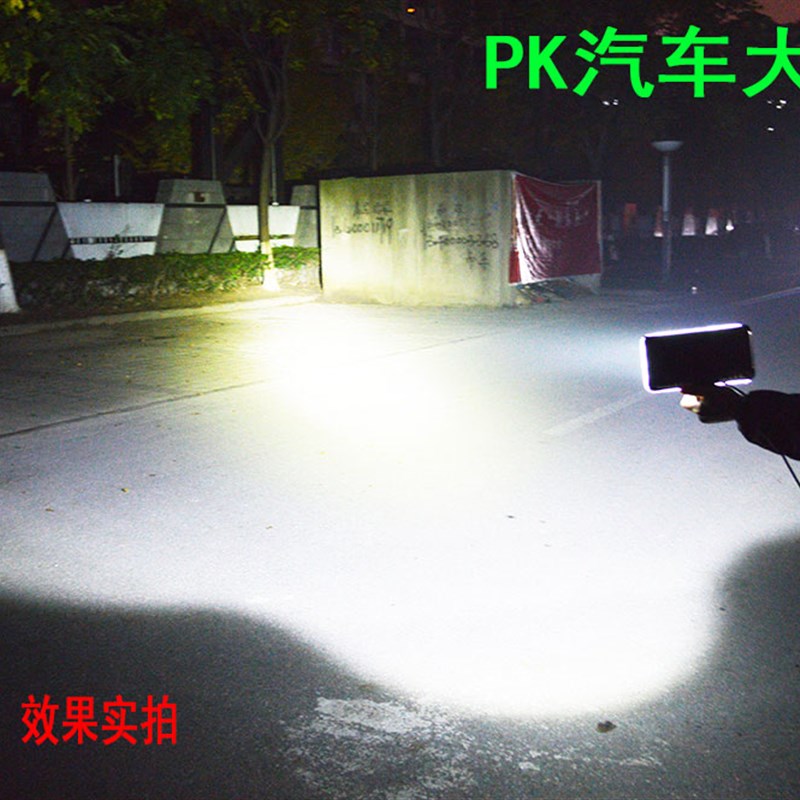 汽车灯电动车超亮外置大灯摩托车LED灯泡货车射灯三轮车灯12V80V