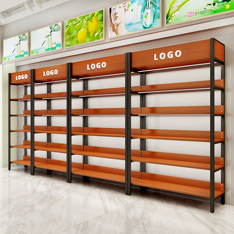 精品展柜商场货架化妆品柜展示柜展示架货柜陈列柜组合超市产品柜