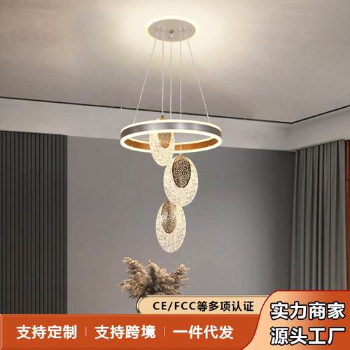 LED卧室餐厅吊灯简约现代创意个性三头饭厅灯具吧台客厅吊灯