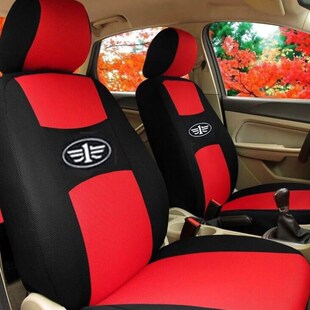 一汽森雅M80座套四季通用全包围汽车坐垫5/7座布艺座椅套老款专