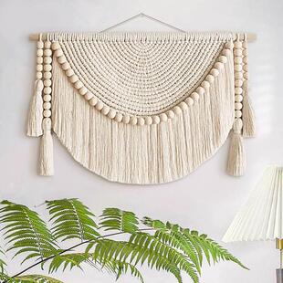 手工编织艺术家庭挂毯波西米亚风格软装饰与尼泊尔壁挂定制挂布