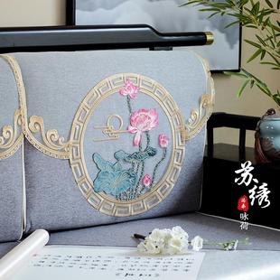 沙发巾蕾丝刺绣沙发盖布防尘罩套中国风四季 新中式 通用沙发靠背巾