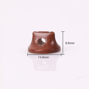 音质透亮细腻 子 演奏级手工红枫二胡码 阴沉木红枫二胡琴码