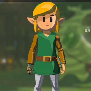 林克卡通头像赛尔达传说国王x之泪防具套装织梦之勇者服装头套面