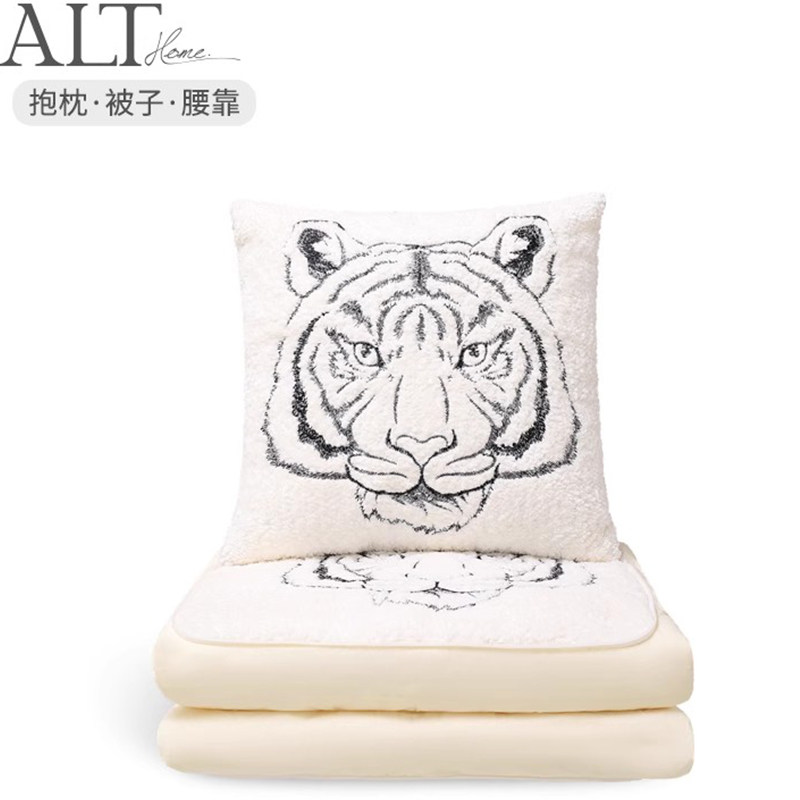 汽车载抱枕被子两用车内高档办公室沙发空调被午休折叠毯子二合一,居家布艺,抱枕被,淘宝优惠券,粉丝福利购,淘宝优惠卷