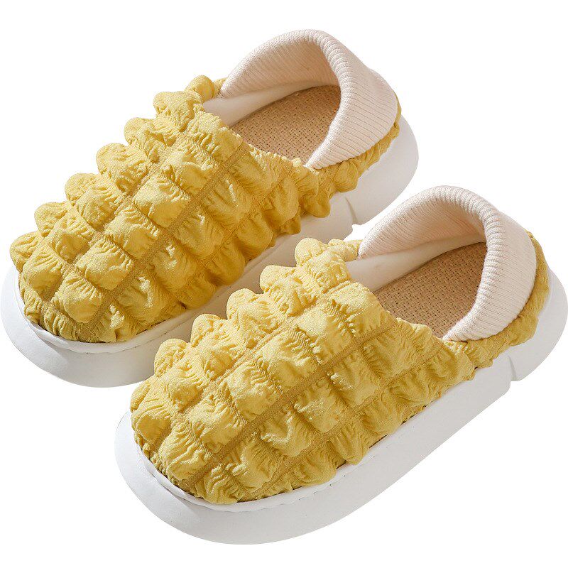 月子鞋夏季产后春秋冬包跟软底透气家居八九十一二月孕妇棉拖鞋女