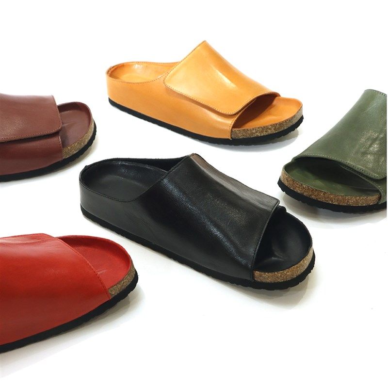 夏季马皮透气防滑简约百搭魔术贴女软底平底外穿凉拖鞋XC3568-15,女鞋,一字拖,淘宝优惠券,粉丝福利购,淘宝优惠卷