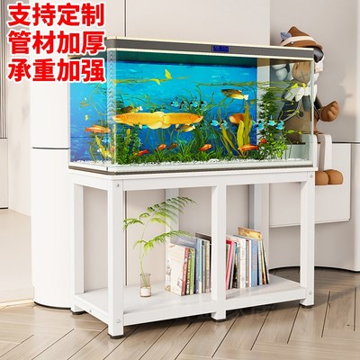 可定制鱼缸架子鱼缸桌子底柜底座小型金属碳钢80cm水簇箱底架托架