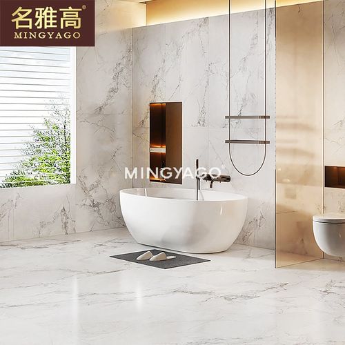 卫生间瓷砖寒江雪柔光砖600*1200客厅大理石地砖厨房墙面砖75x150