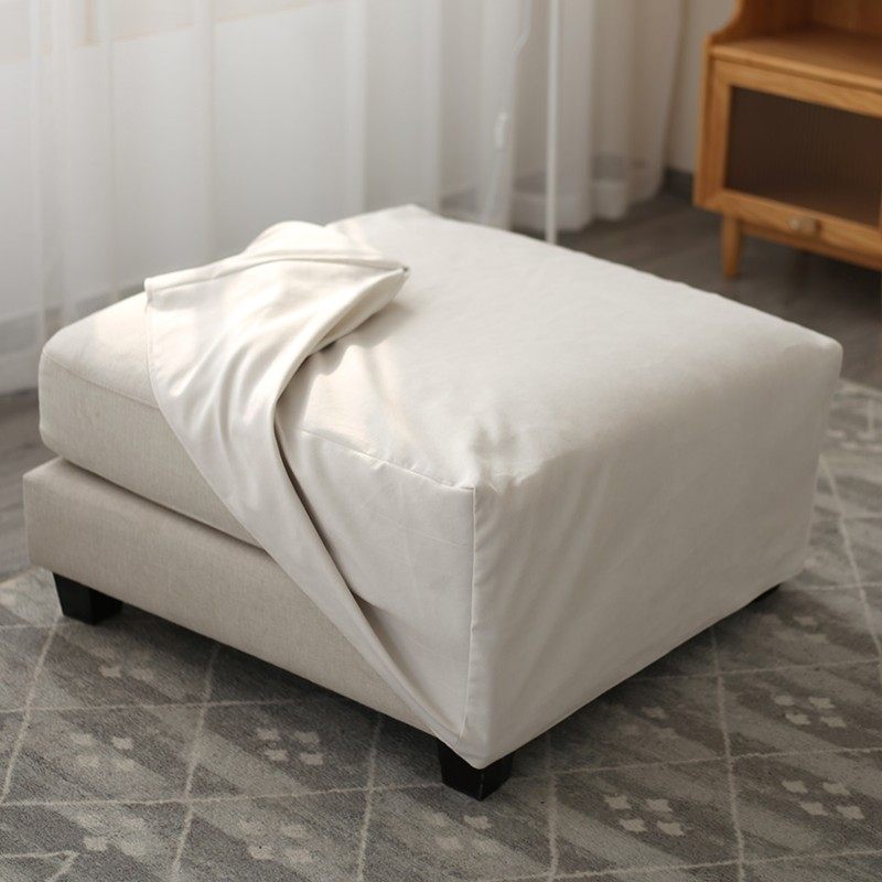 ins加厚短绒方踏套防滑全包家用沙发踏保护罩方形脚踏布艺套定制,居家布艺,沙发套,淘宝优惠券,粉丝福利购,淘宝优惠卷