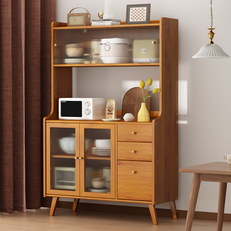 餐边柜厨房橱柜家用储物柜子茶水柜现代简约实木置物柜多功能收纳,住宅家具,餐边柜,淘宝优惠券,粉丝福利购,淘宝优惠卷