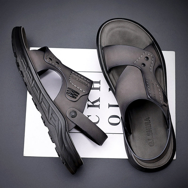 男士凉鞋2025新款夏季外穿两用开车沙滩鞋防滑防臭爸爸凉拖鞋男款
