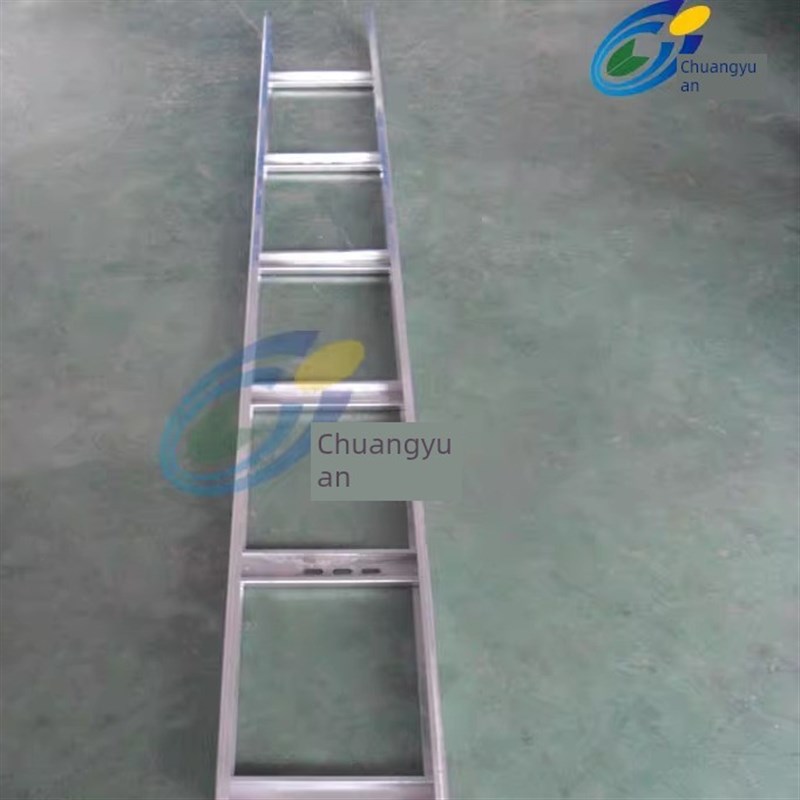 创元 镀锌梯式桥架 梯型焊档 机房走线架垂直竖井桥架200*100*1.2