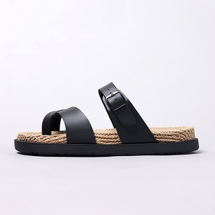 时尚 男夏季 韩版 室外拖鞋 潮流沙滩鞋 网红户外防水男士 2024新款 拖鞋