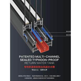上海海螺断桥铝门窗定制铝合金平开落地隔音窗户玻璃阳光房封阳台