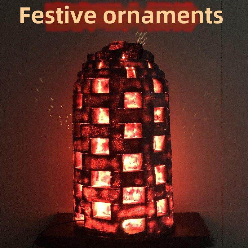 定制彷真木炭客厅家居礼品春节元宵节日文化红色喜庆装饰电子旺火,家居饰品,装饰摆件,淘宝优惠券,粉丝福利购,淘宝优惠卷