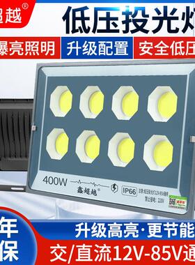 LED投光灯低压12V24V48V户外防水交直流船用电瓶夜市灯地摊灯摆摊